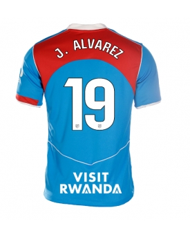 Atletico Madrid Julian Alvarez #19 Maglia Gara Terza Repliche 2025-26 Donna Maniche Corte